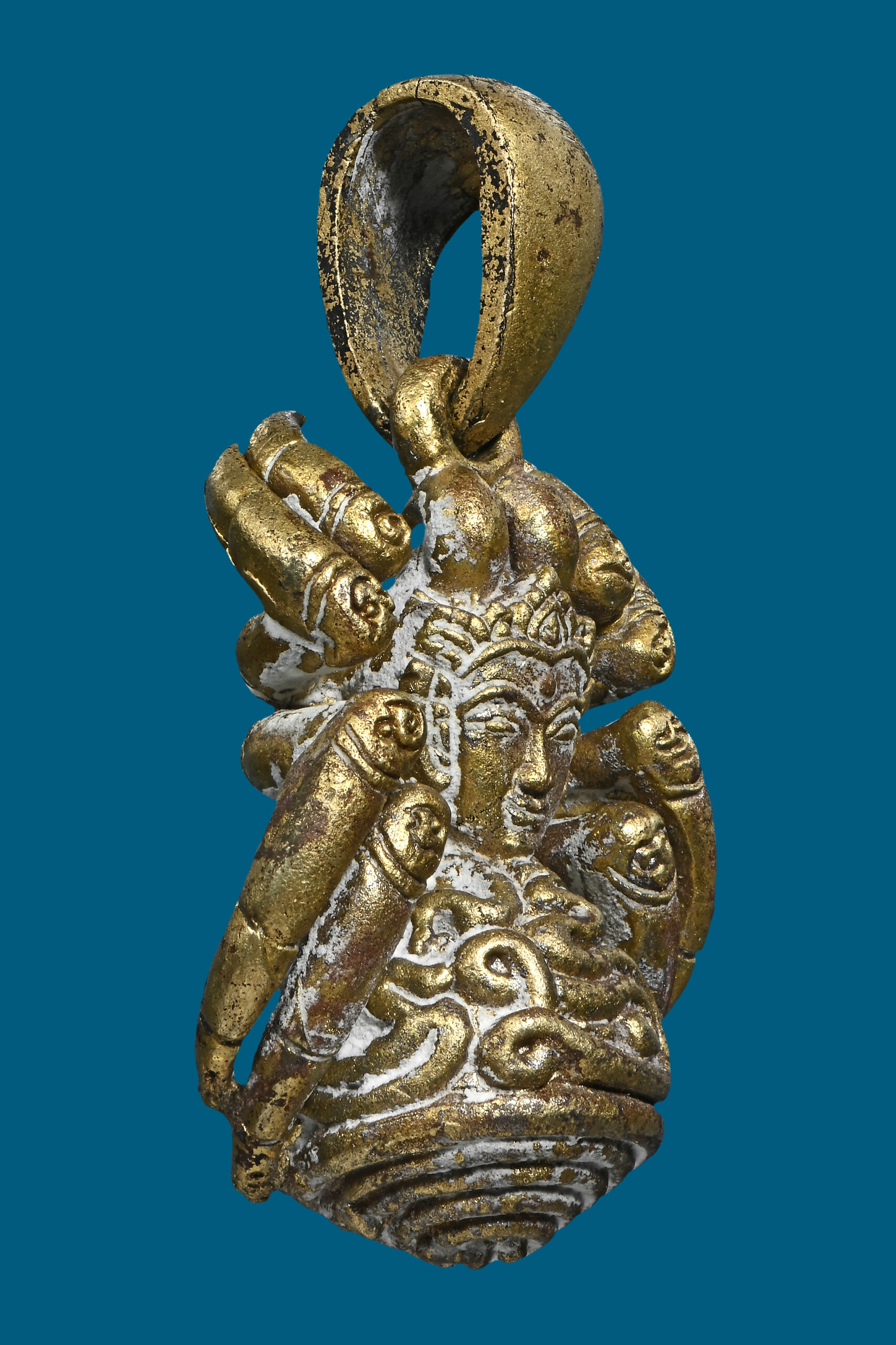 แมงมุมดักทรัพย์นารายณ์ 8 กร เนื้อทองม้าฬ่อ ตุ๊เจ้าปู่หว่าหลิ่ง วิระทะโย หรือ ตุ๊เฒ่า วิระทะโย วัดเวฬุวัน อ.เชียงดาว จ.เชียงใหม่ - Image 8