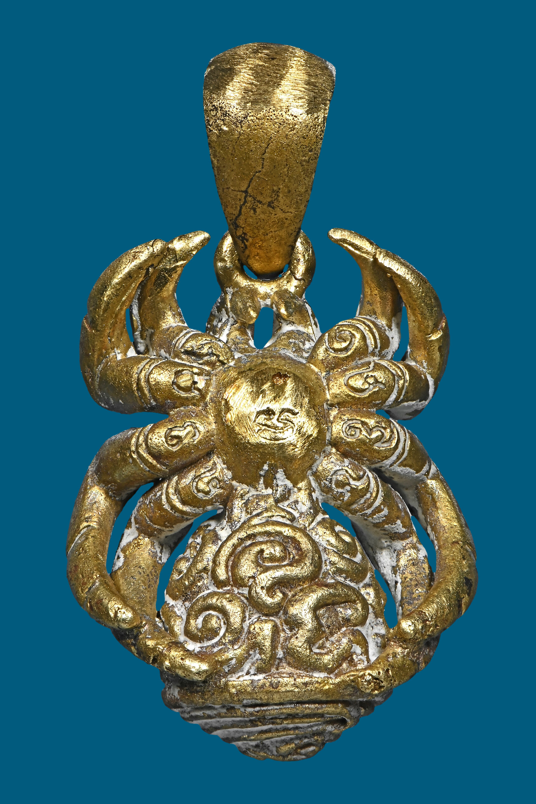 แมงมุมดักทรัพย์นารายณ์ 8 กร เนื้อทองม้าฬ่อ ตุ๊เจ้าปู่หว่าหลิ่ง วิระทะโย หรือ ตุ๊เฒ่า วิระทะโย วัดเวฬุวัน อ.เชียงดาว จ.เชียงใหม่ - Image 6