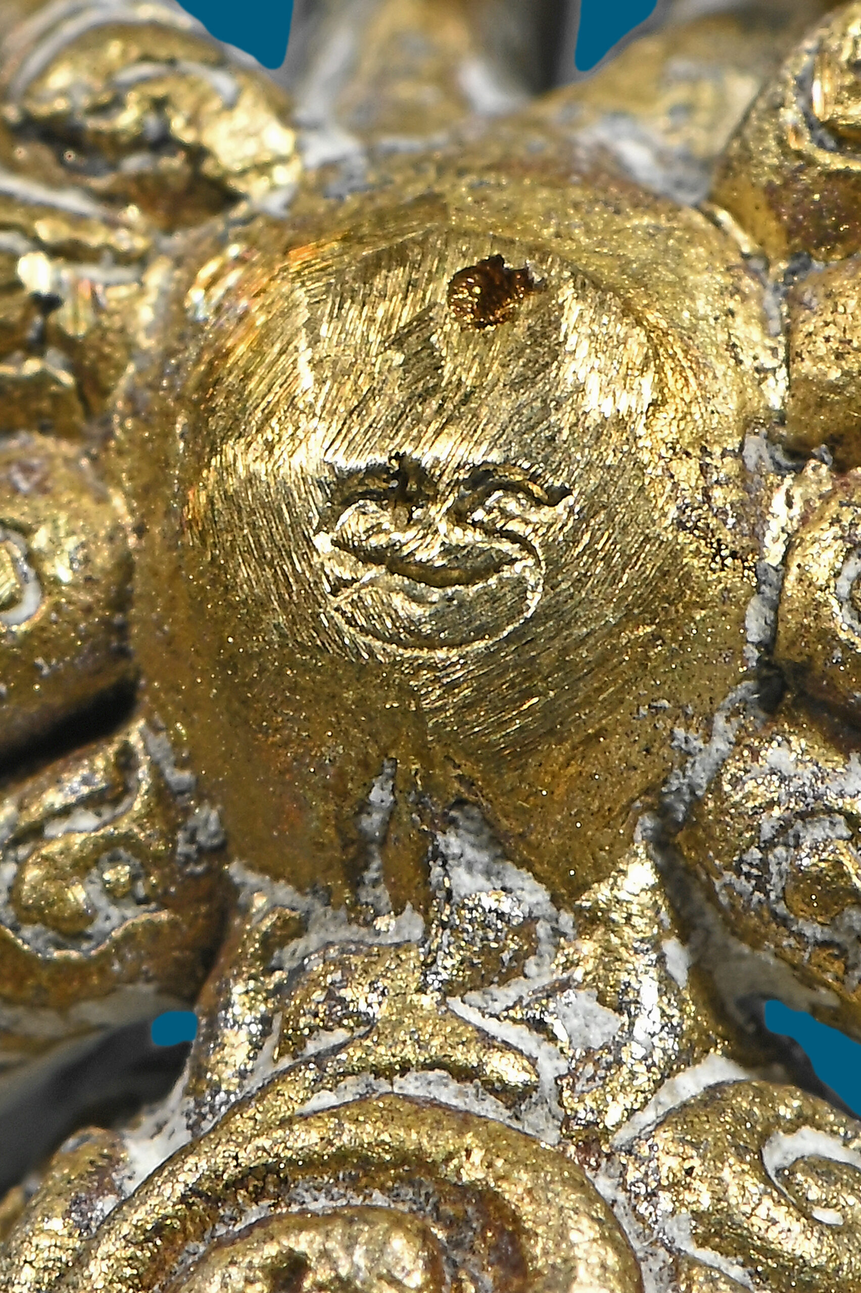 แมงมุมดักทรัพย์นารายณ์ 8 กร เนื้อทองม้าฬ่อ ตุ๊เจ้าปู่หว่าหลิ่ง วิระทะโย หรือ ตุ๊เฒ่า วิระทะโย วัดเวฬุวัน อ.เชียงดาว จ.เชียงใหม่ - Image 4