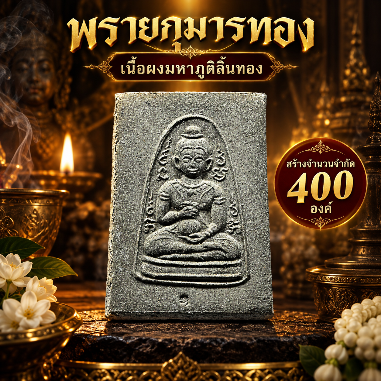 พรายกุมารทอง เนื้อผงมหาภูติลิ้นทอง หลวงปู่สบู่บุญเอก วัดตาคลีภิรมย์ตำบล จังหวัดเพชรบูรณ์ ปลุกเสก - Image 7